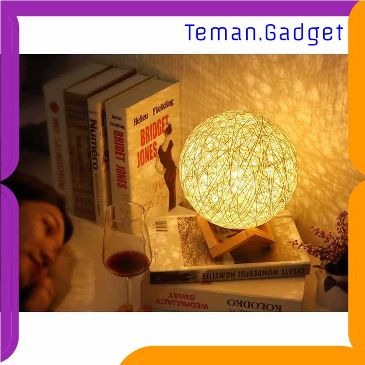 TG-LMP Ahomeone Lampu Tidur Bola Sepak Takraw Warm White Warm White 20CM - OU13