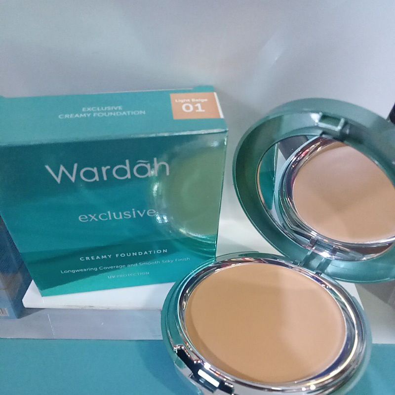 Wardah Exclusive creamy foundation, 01 light beige