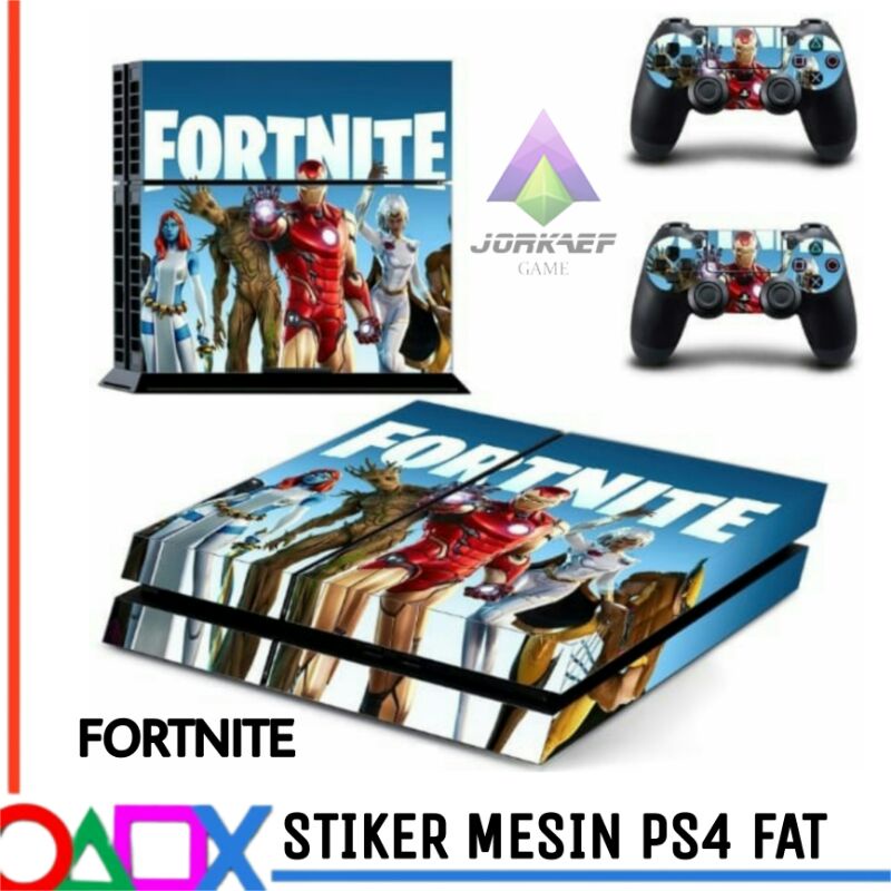 STIKER MESIN PS 4 FAT FREE STIKER STIK PS4