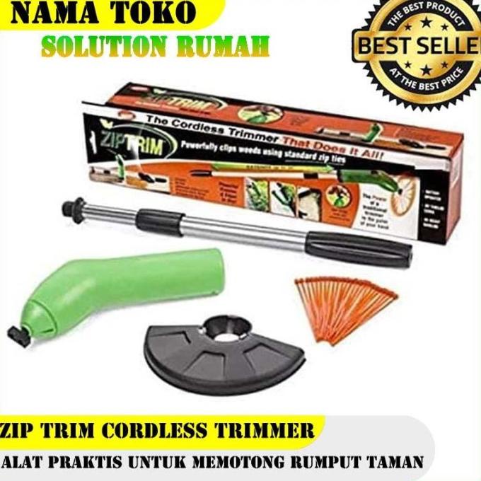 Zip Trim Cordless Trimmer Alat Potong Rumput Mesin Potong Rumput Mesin barang laris