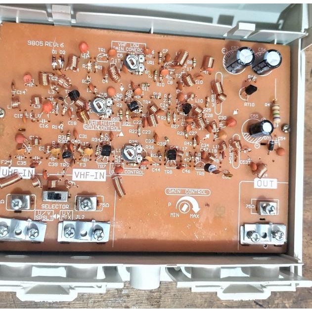 Boster PF Antena DX W9900 UHF Antenna Penguat Sinyal Booster Jernih