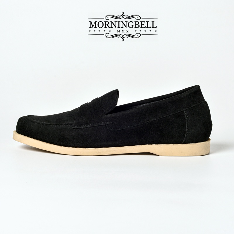 MORNINGBELL LOAFER - SEPATU PRIA SLIP ON /SEPATU LOAFER SUEDE / SEPATU CASUAL SUEDE