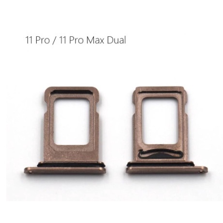 Simtray Sim Tray Card Lock iPhone 11 Pro iphone 11 Pro Max - Dual Sim