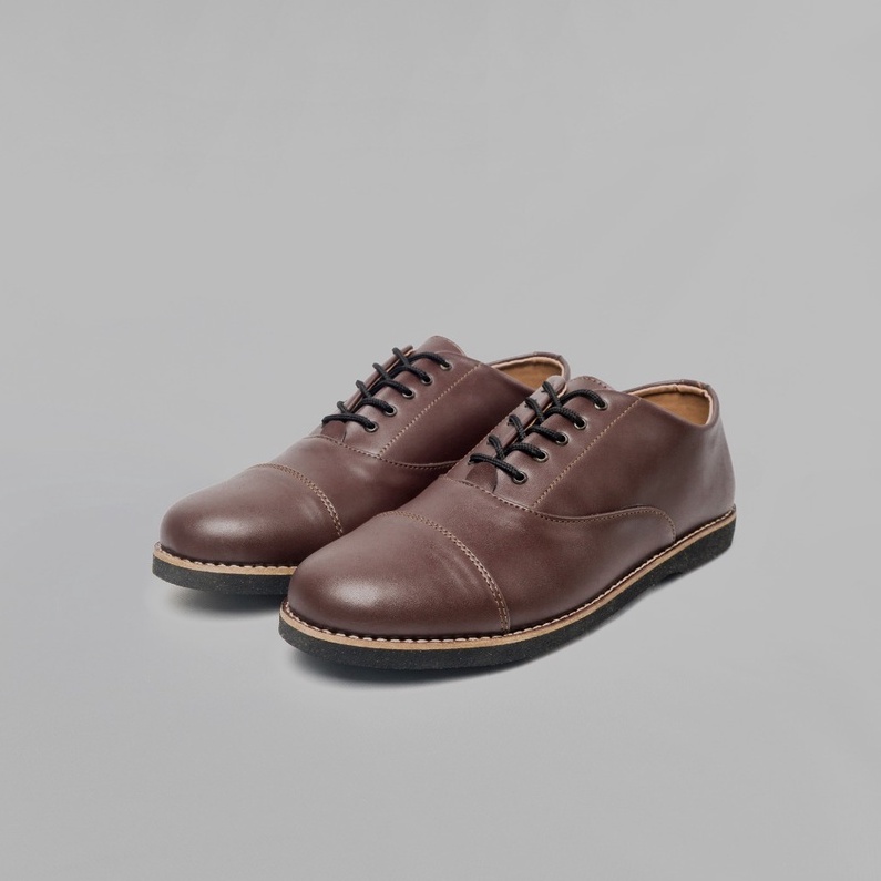 sepatu kantor pria x oxport coffe brown