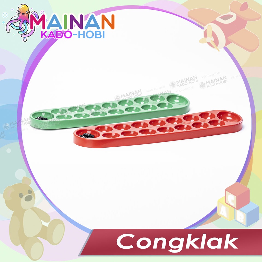 MAINAN ANAK BOARD GAME JADUL TRADISIONAL SUSUN CONGKLAK