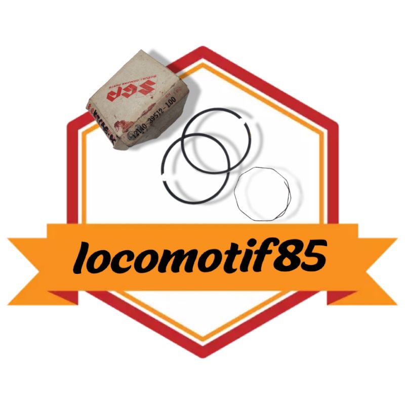 Ring Piston Seher suzuki Gp125 Ts125 Trs TRZ oversize Os 100 Original Sgp japan