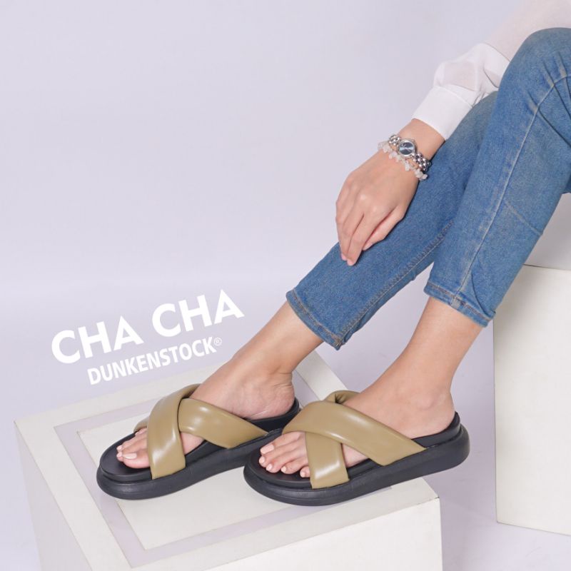 dunkenstok chacha/sandal wanita dunkenstock chacha