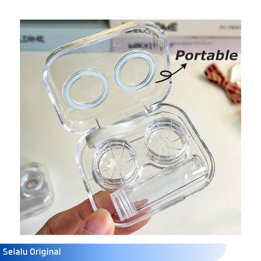 Tempat Kotak Case Softlens Mini Buah dan Bunga