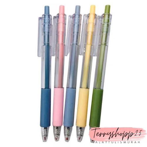 

Pulpen Cetek Mekanik Mirip Sarasa Juice Warna Pastel Cute Cantik