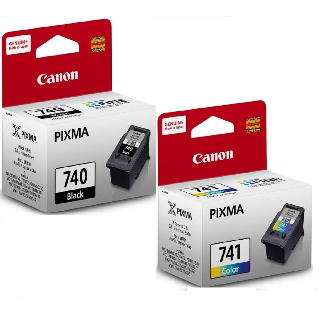Cartridge Canon 740 Black &amp; 741 Colour