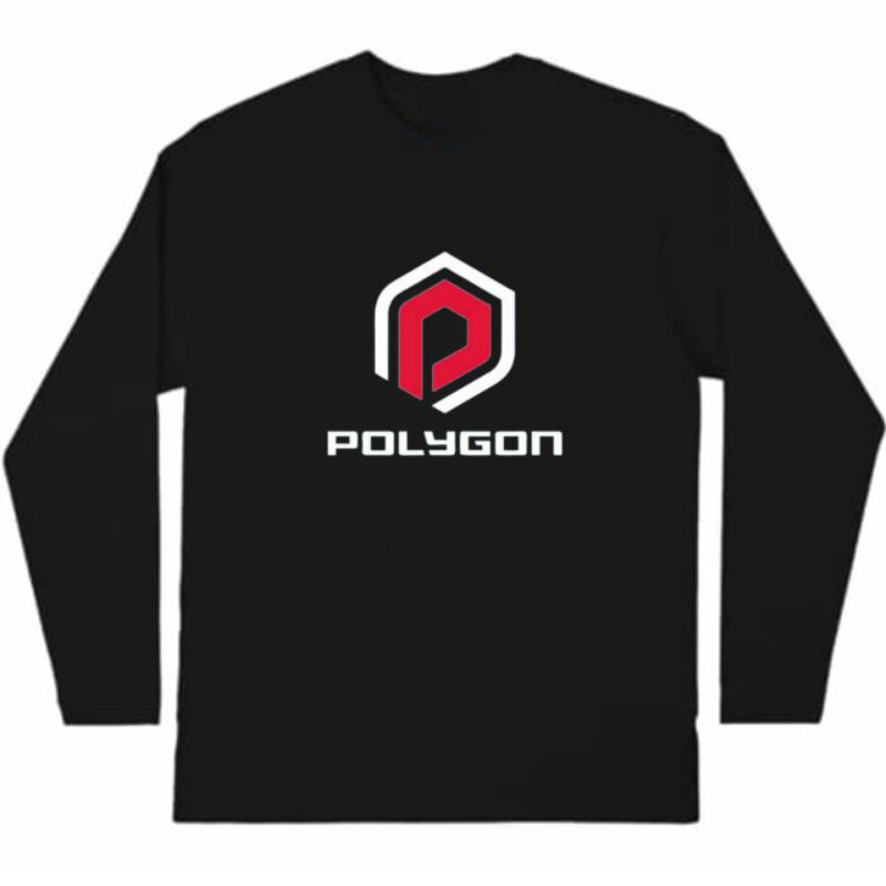 Kaos Lengan Panjang Sepeda Polygon - Pria Wanita Custom Distro Polos