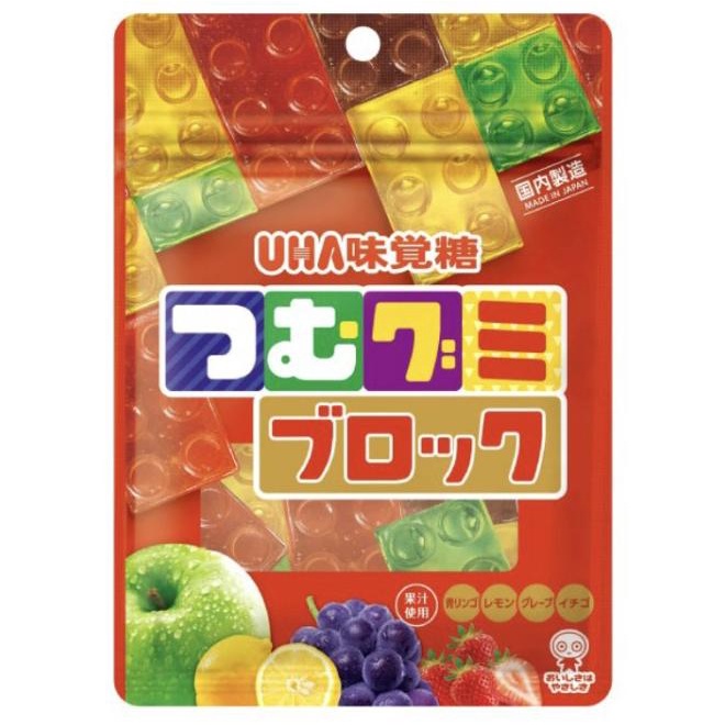 

TERMURAH Uha Gummy Lego Block / Japan Gummy Candy /PERMEN LUNAK/PERMEN VIRAL/PERMEN MILO/PERMEN YUPI/PERMEN JADUL/PERMEN KARET