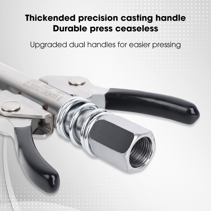 Nozzle Klem Pengunci Oli Tekanan Tinggi Dengan Gagang Ganda Quick Release Untuk Mobil