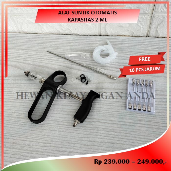 Alat Suntik Otomatis Vaksin Ayam Mirip Socorex Medion Free Jarum 10 pcs Grosir