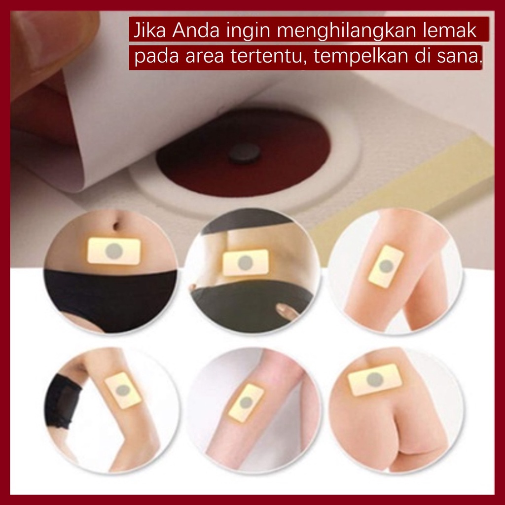 pelangsing slim patch  / detox Pembakar Lemak Obat Pelangsing Badan 10pcs Perut tipis / kaki kurus/lengan kurus/semua tersedia untuk seluruh tubuh