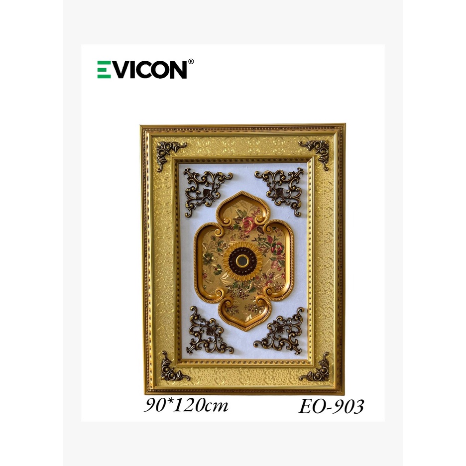 PRE ORDER VICON ORNAMEN LAMPU BESAR 90x120cm / ORNAMEN PLAFON PVC / ORNAMEN PLAVON PVC / LAMPU PLAFO