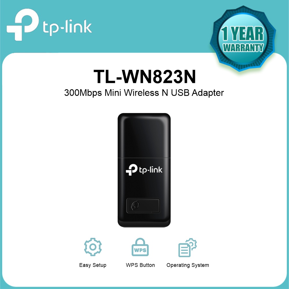 TP-LINK TL-WN823N 300Mbps Mini Wireless N USB Adapter