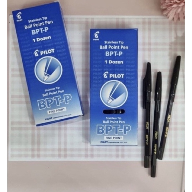 

Pen Pilot BallPoint Bolpen Pulpen Biru Hitam Merah
