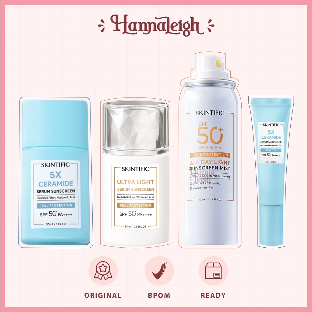 Jual SKINTIFIC 5x Ceramide Serum Sunscreen SPF 50 PA Ultra 