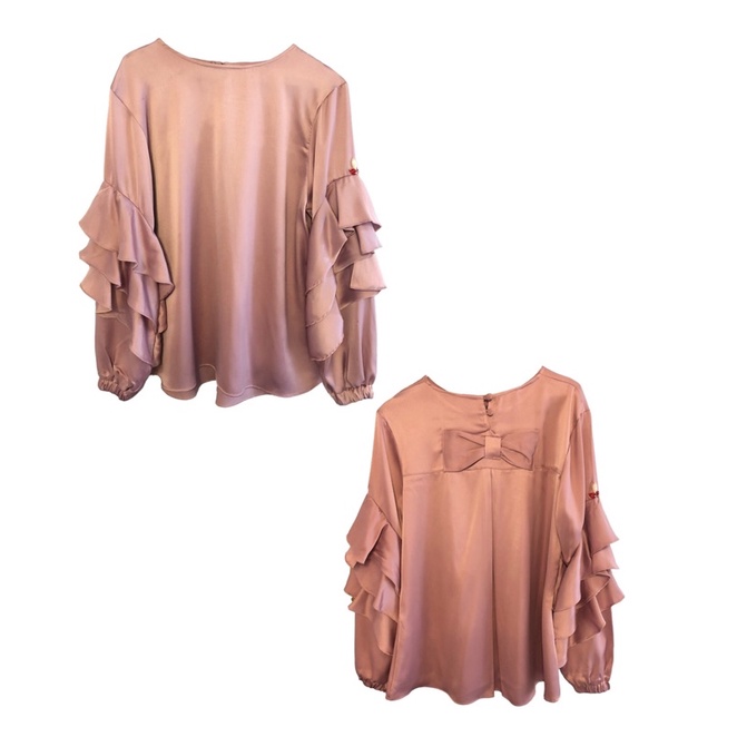 BLOUSE HIJAB RAMPLE PINK SALEM