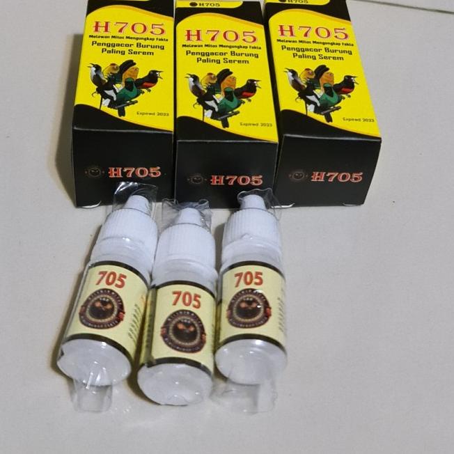 H705 penggacor burung untuk harian 3 botol .Asli cabang 705 Net