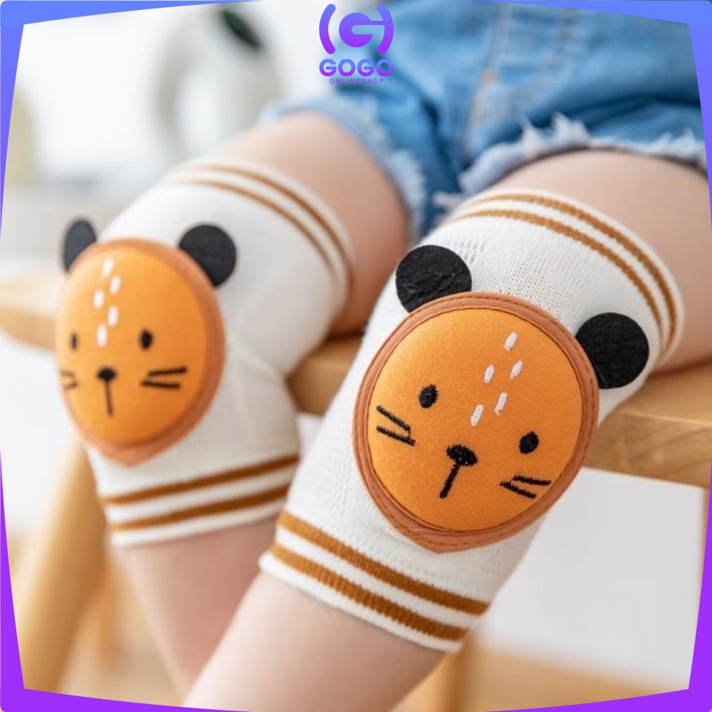 GOGO-P85-P87 Pelindung Lutut Bayi Merangkak Knee Protector Anti Slip / Kaos Kaki Deker Lutut Anak