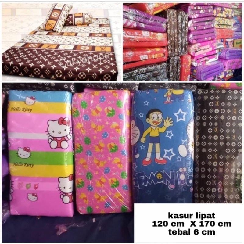 Kasur Lipat Kasur Spon Lipat 120 x 170 x 5cm