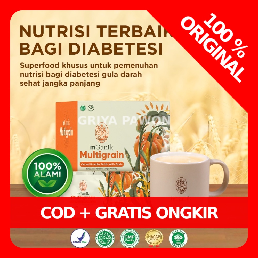 

MGANIK METAFIBER MULTIGRAIN DIABETES ORIGINAL 100% | PROMO COD GRATIS ONGKIR