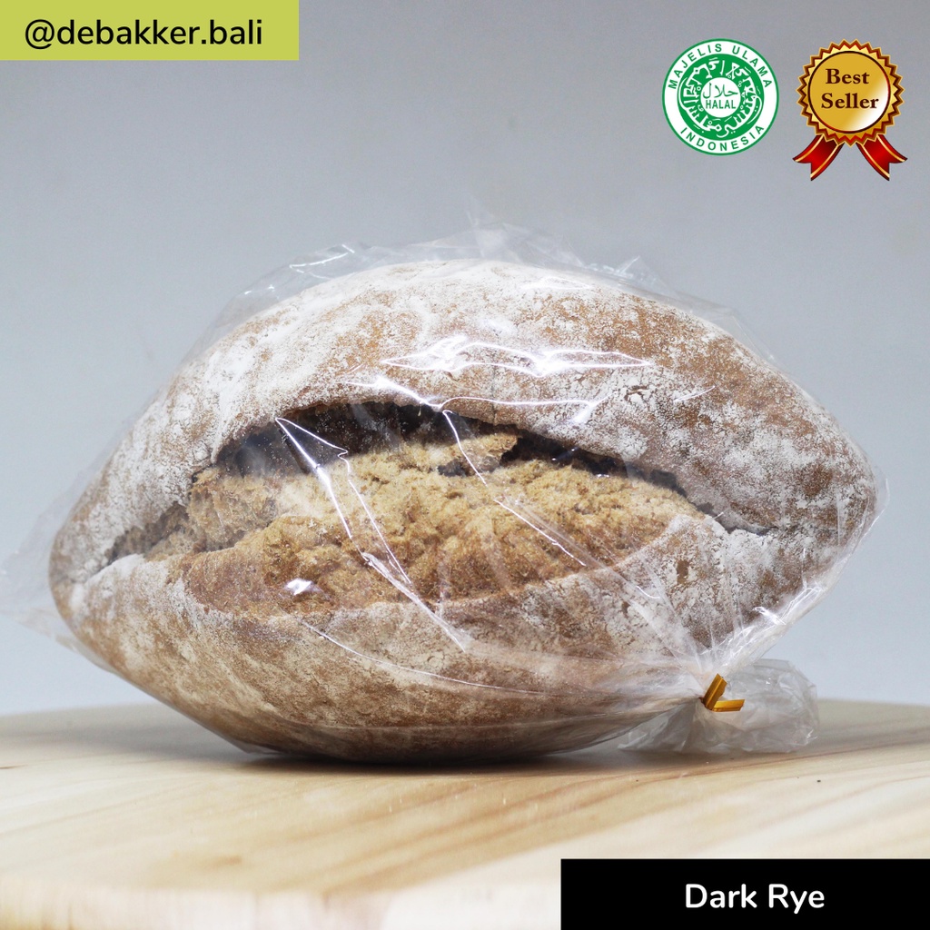 

Debakker Dark Rye - Healthy Food - Diet Snack - Low Gi - Egg Free- Bread Roti