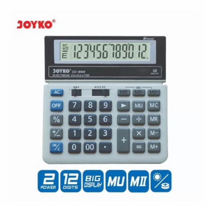 

Calculate Calculator Joyko Cc 868 12 Digit