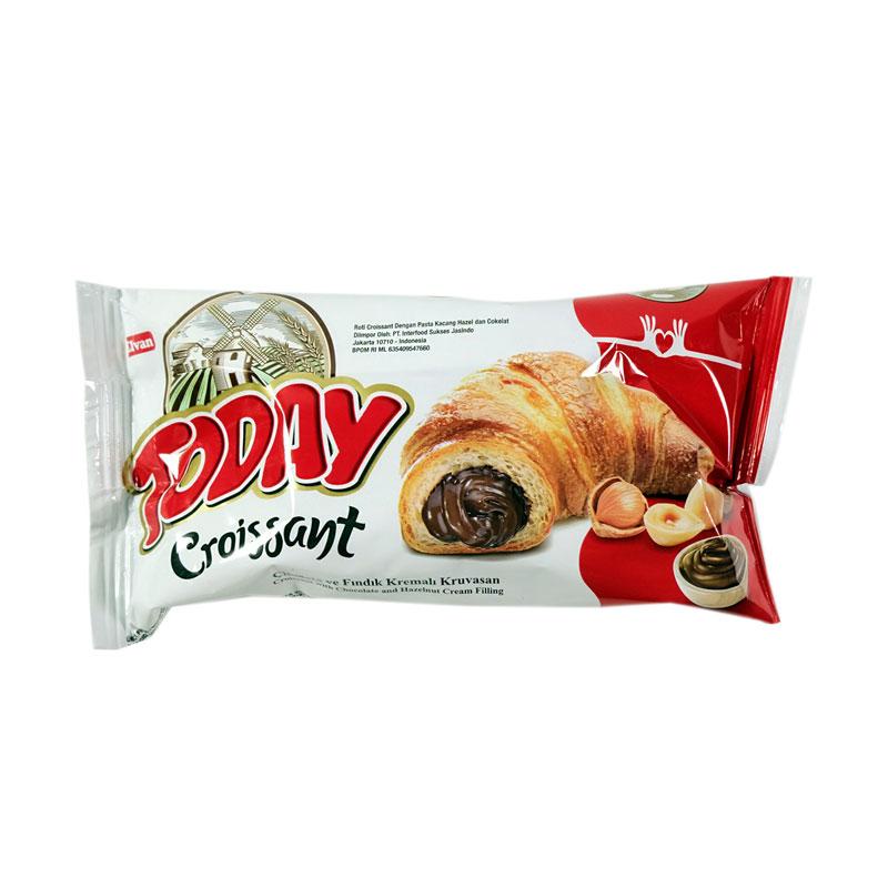 Roti Croissant Pcs Elvan Roti Turki Isi Coklat Pastry Layer