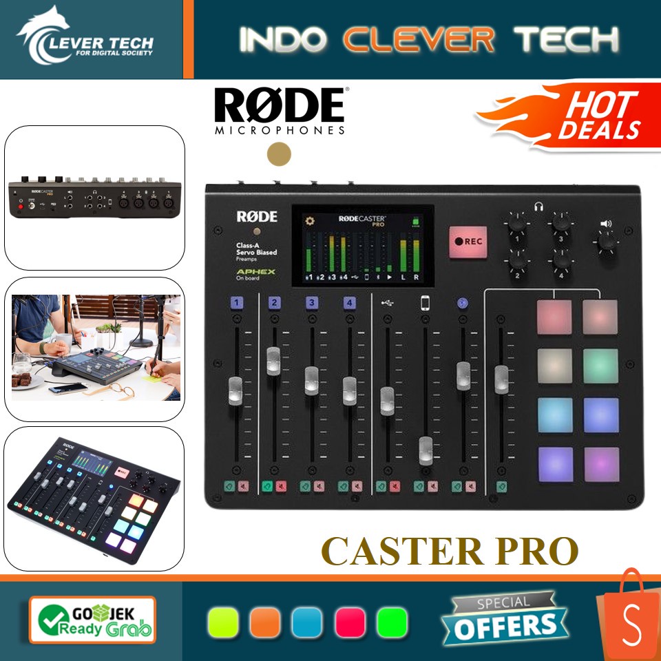 Rode Caster Pro CasterPro Integrated Podcast Production Studio