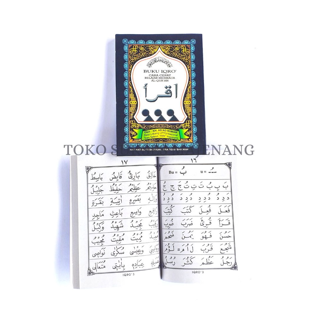 

BUKU IQRO HITAM 1-6 UKURAN KECIL DAN BESAR
