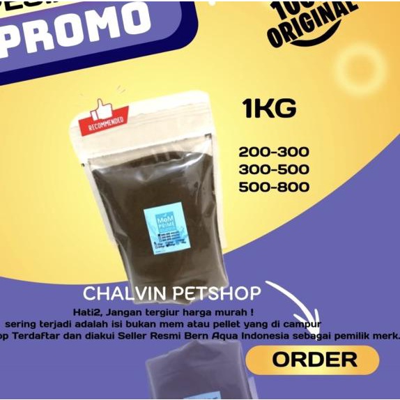 Pelet MEM prime 500-800 mikron 1KG