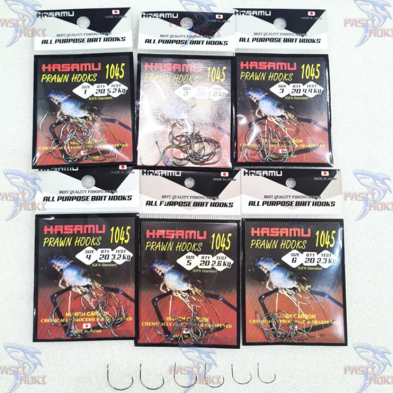 mata kail udang hasamu prawn MADE IN JAPAN / mata pancing udang TAJAM