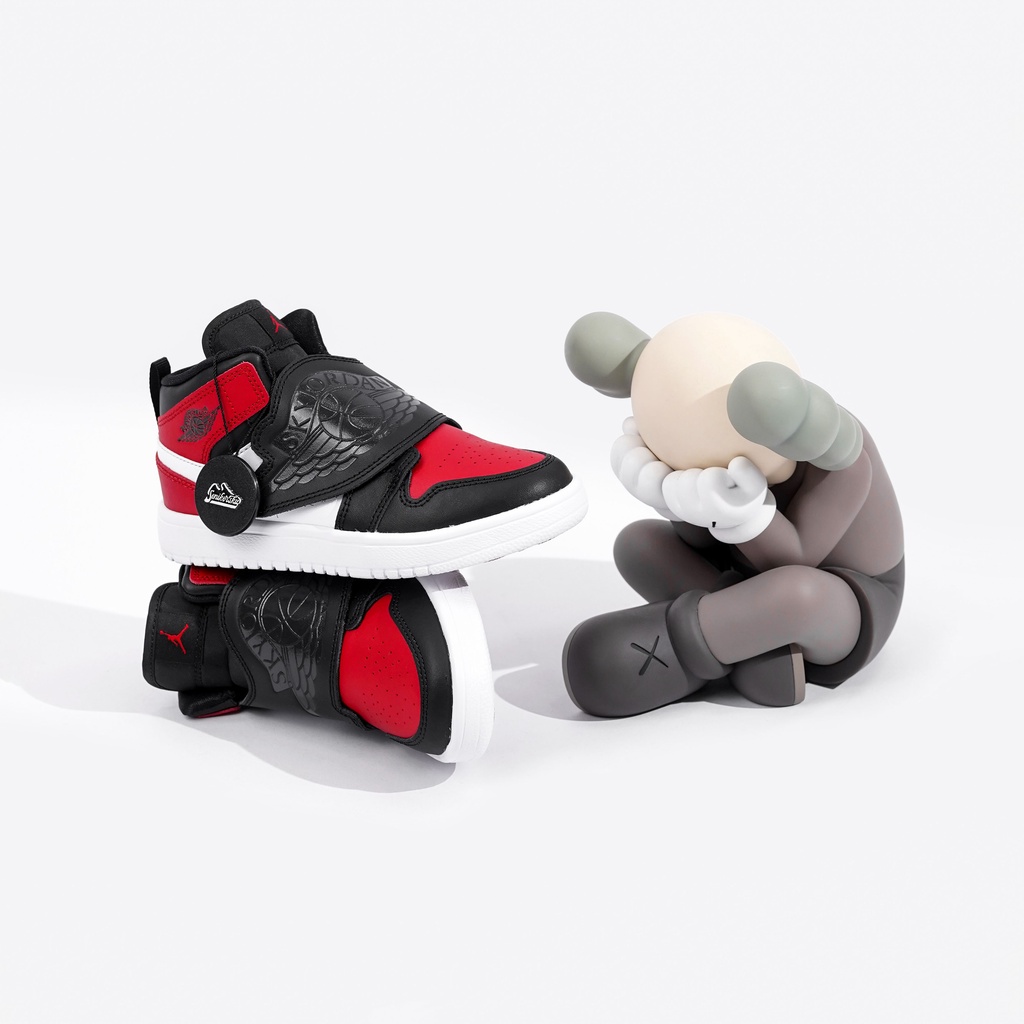 &quot; Baby &amp; Kids &quot; Sky Jordan 1 Bred Toe TD / PS