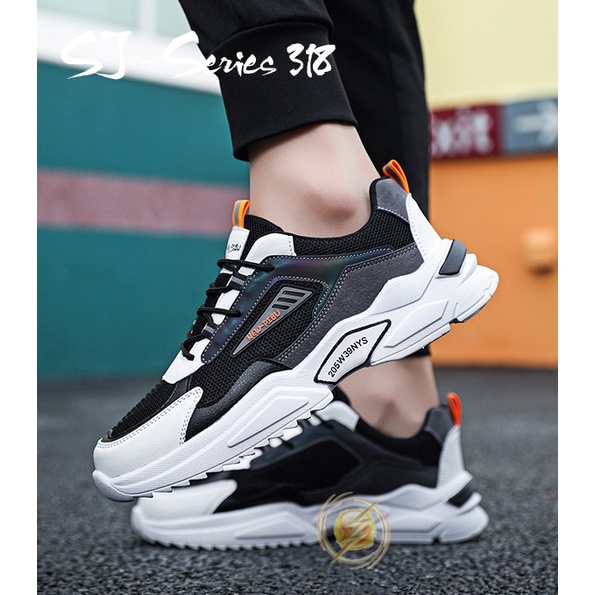 [OOS] Sepatu Sneaker Pria Casual Trendy Cakep Buat Nongkrong dan Kuliah Kualitas Import Premium -318
