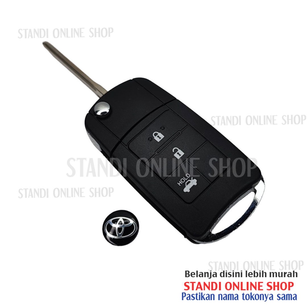 Casing Kunci Lipat FlipKey Rumah Kunci Toyota All New Sienta Tipe G