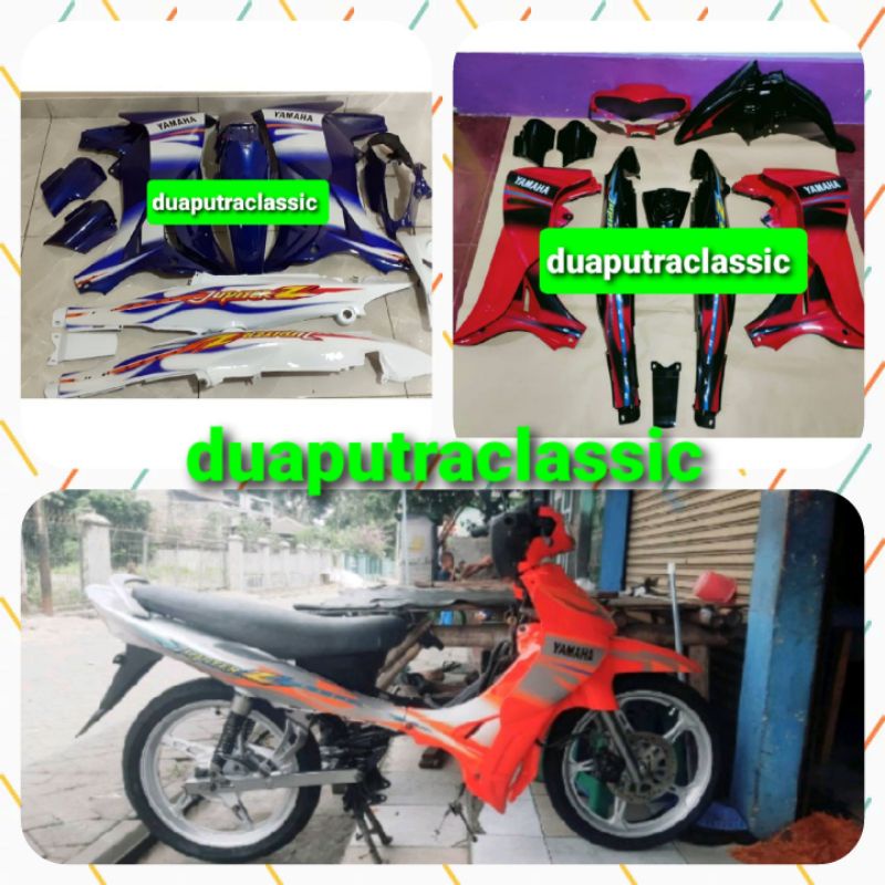 pfull set body halus jupiter Z cw/jupiter z lama warna biru putih/orange silver/merah hitam