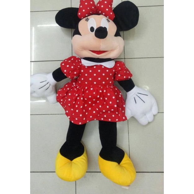 boneka minnie mouse/mickey mouse jumbo/besar - mickey