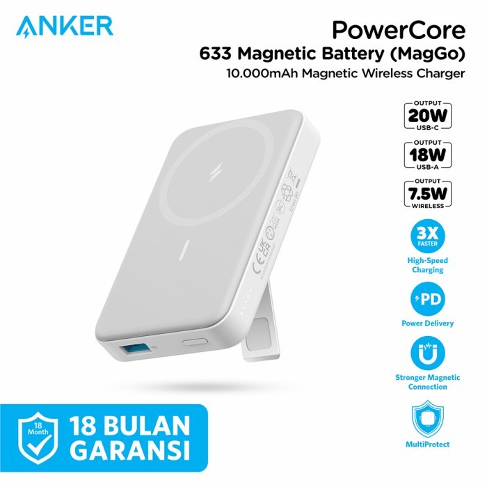 Powerbank Magsafe Anker 633 Magnetic Battery (MagGo) - A1641