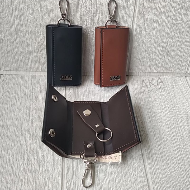 [HG BOSS09] Elegan Dompet STNK Gantungan Kunci Mobil Motor