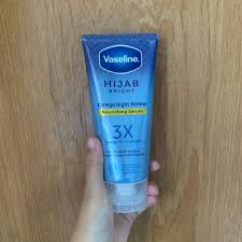 vaseline hijab bright omega night renew 180ml