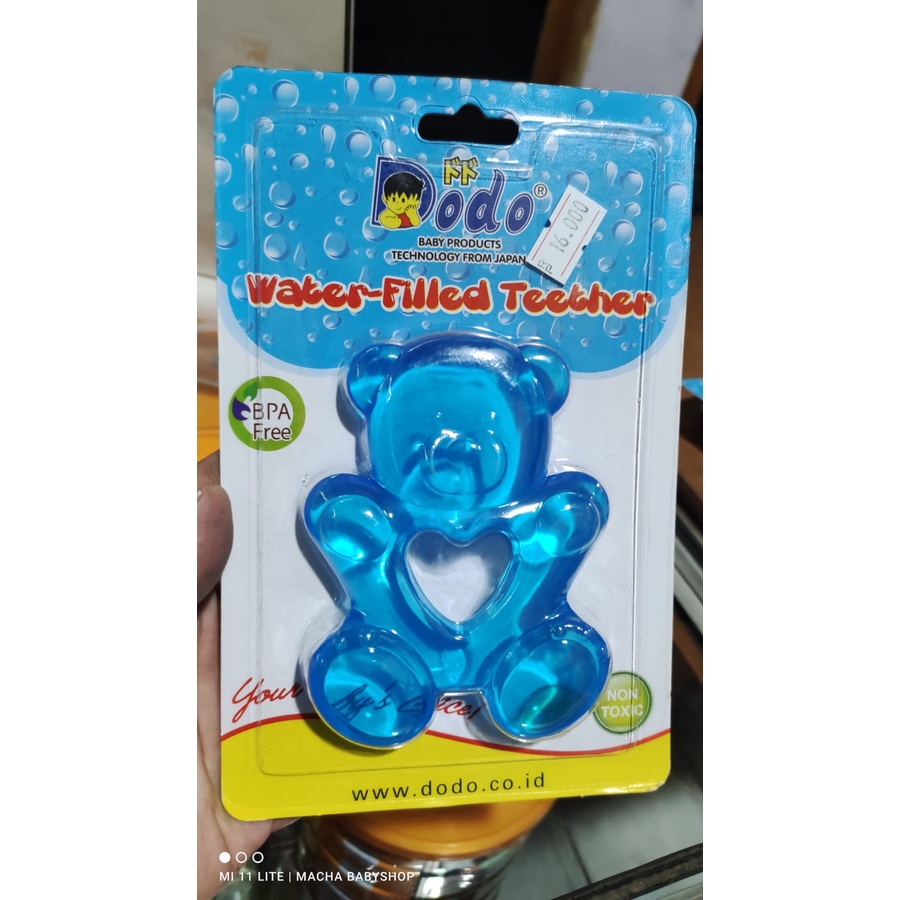 Dodo Water Field Teether / Gigitan Bayi Motif isi Air / Mainan Gigitan Bayi