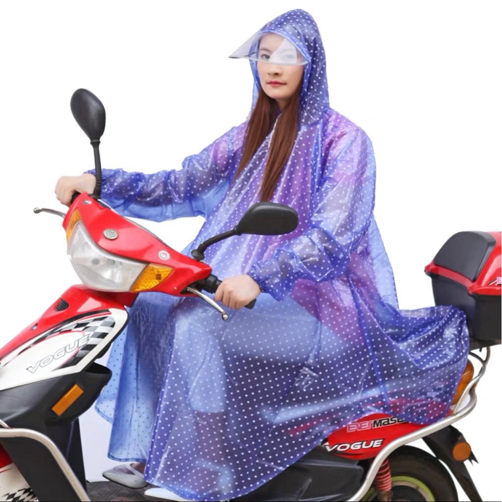 Jas Hujan Poncho Dewasa / Jas Hujan Motor Single / Jas Hujan All Size Pria Wanita