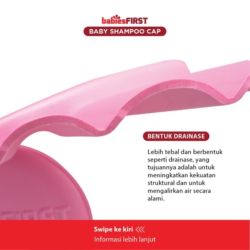 BabiesFIRST Baby Shampoo Cap / Topi Keramas Anak / Baby Shower Cap / Topi Mandi Bayi