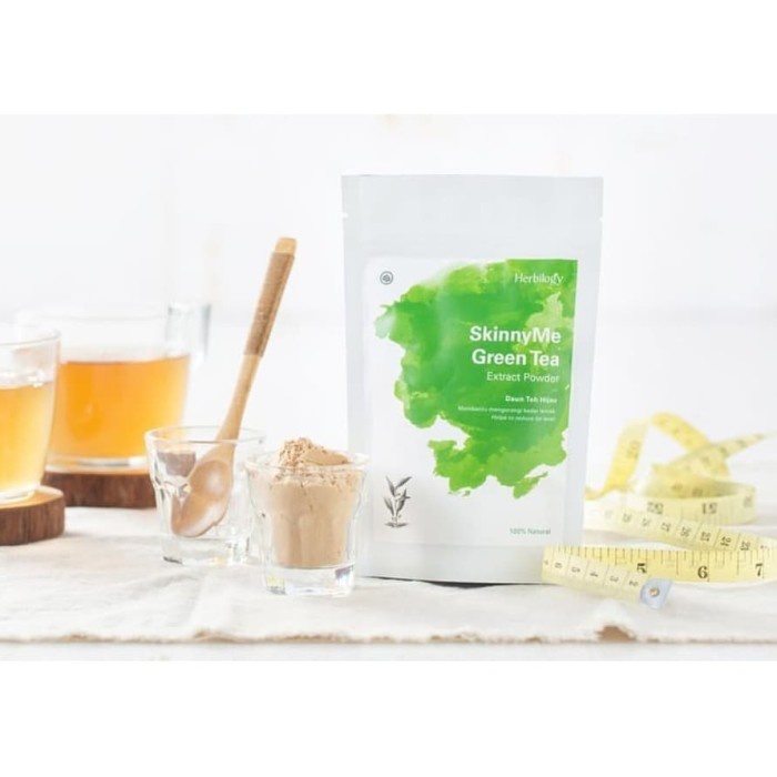 

TERLARIS Herbilogy Green tea Extract Powder 100g /TEH DIET/TEH PELANGSING/TEH HIJAU/TEH JATI
