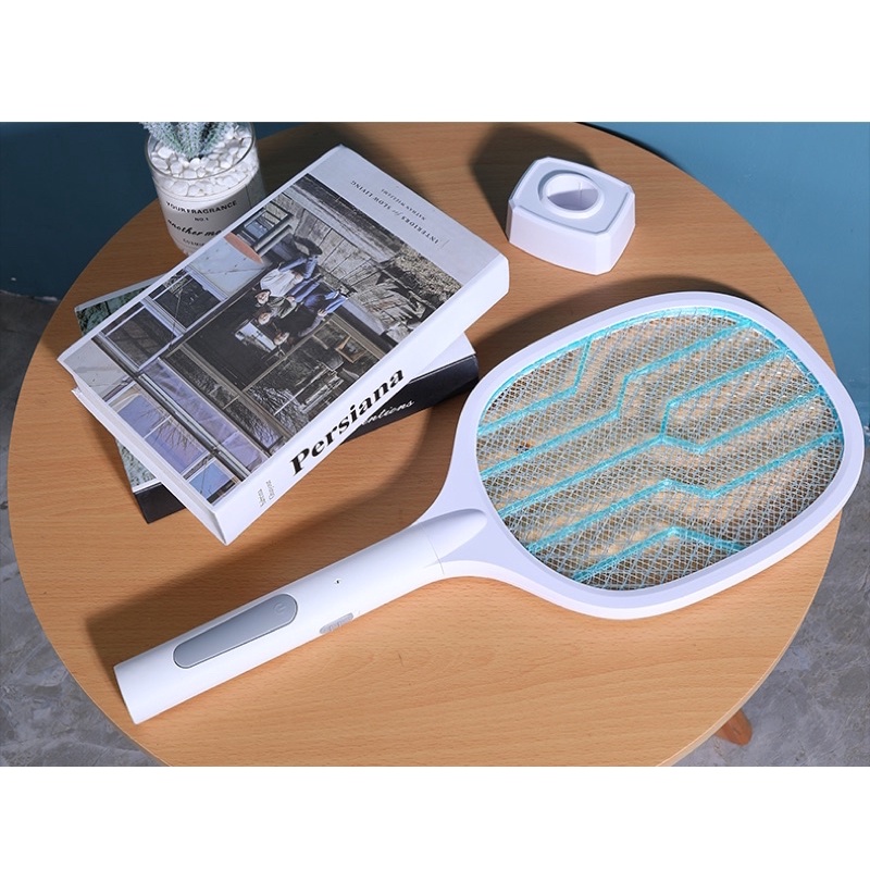 Mosquito Swatter 2 in 1 Lampu LED Raket Nyamuk dan Perangkap Nyamuk | Mosquito Catcher LED import