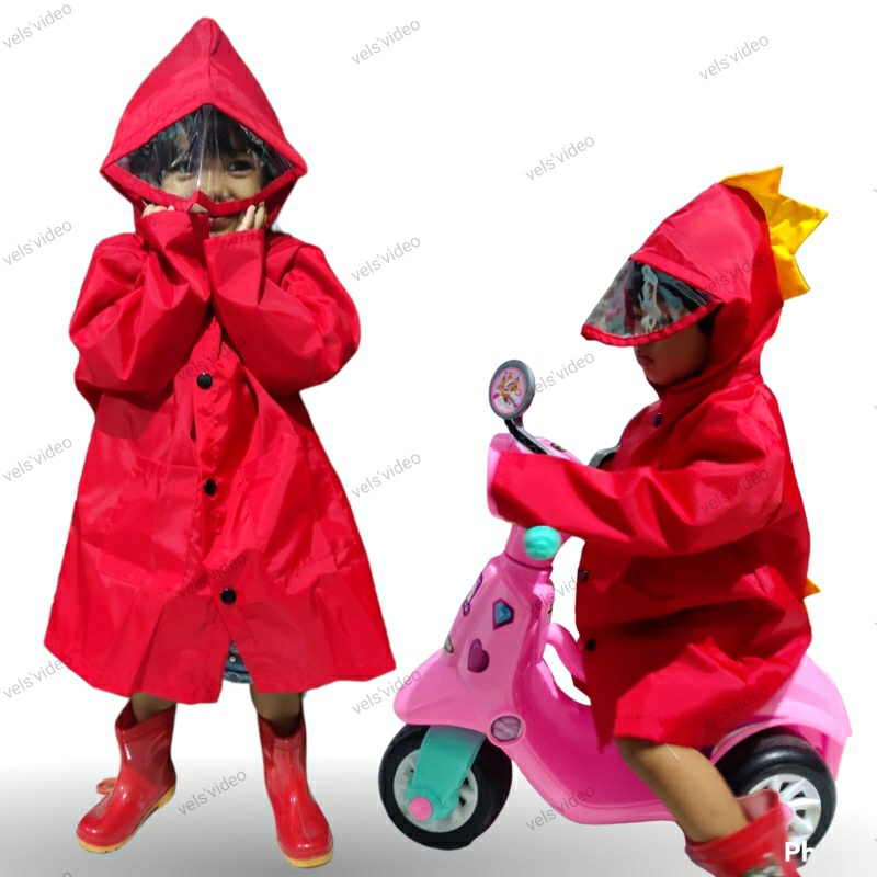 Jas Hujan Anak/Mantel Anak/ Jas hujan murah/Kids Raincoat Dino-Terlaris