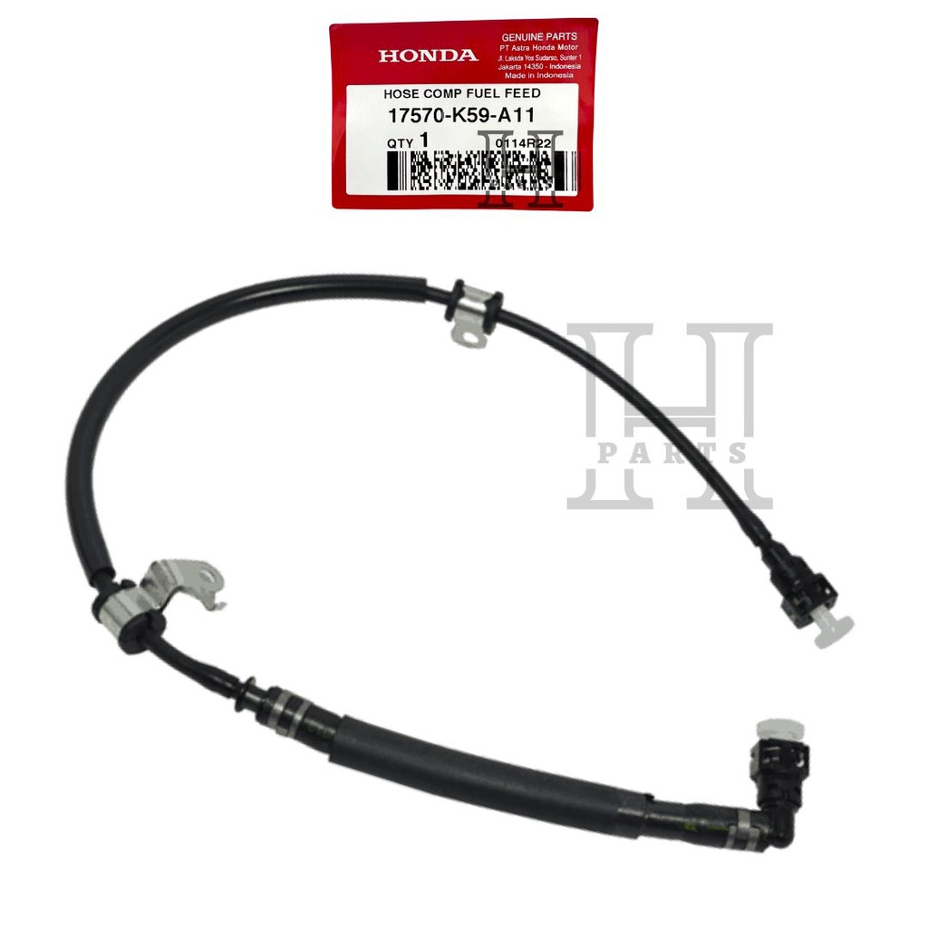 SELANG BENSIN HOSE COMP FUEL FEED VARIO 150 ESP K59 NEW VARIO 150 ESP K59J 17570-K59-A11 ASLI ORIGINAL AHM HGP HONDA